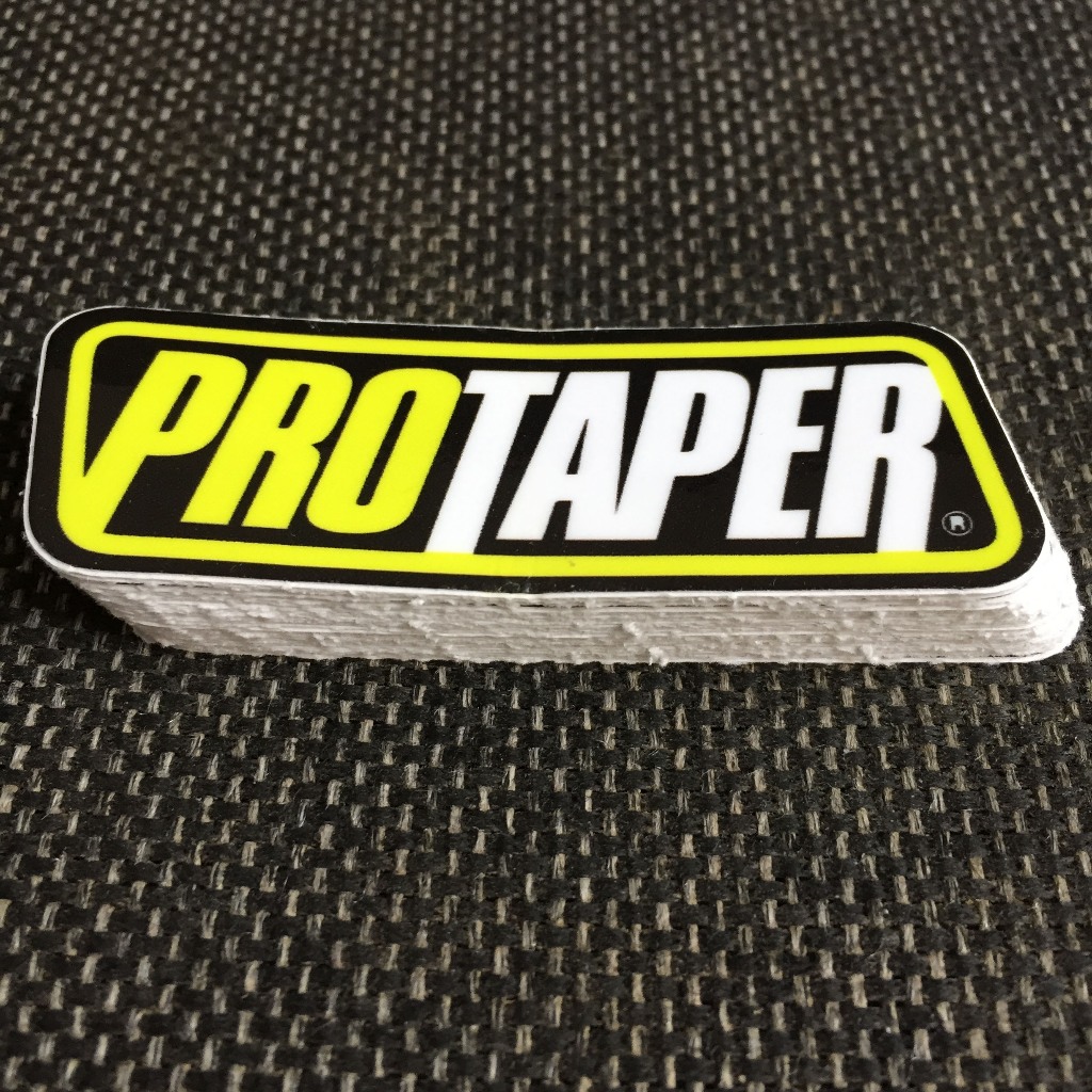 PROTAPER[7.8x2.8cm] decal cao cấp chống nước, sắc nét, bền màu, dính chặt. Hình dán logo trang trí mọi nơi