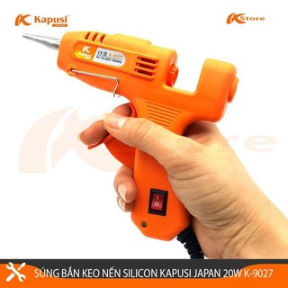 Súng bắn keo 60W KAPUSI Japan, đầu kim loại chịu nhiệt cao nóng nhanh keo ra đều, Bh 12 tháng Kouritsu Official Store