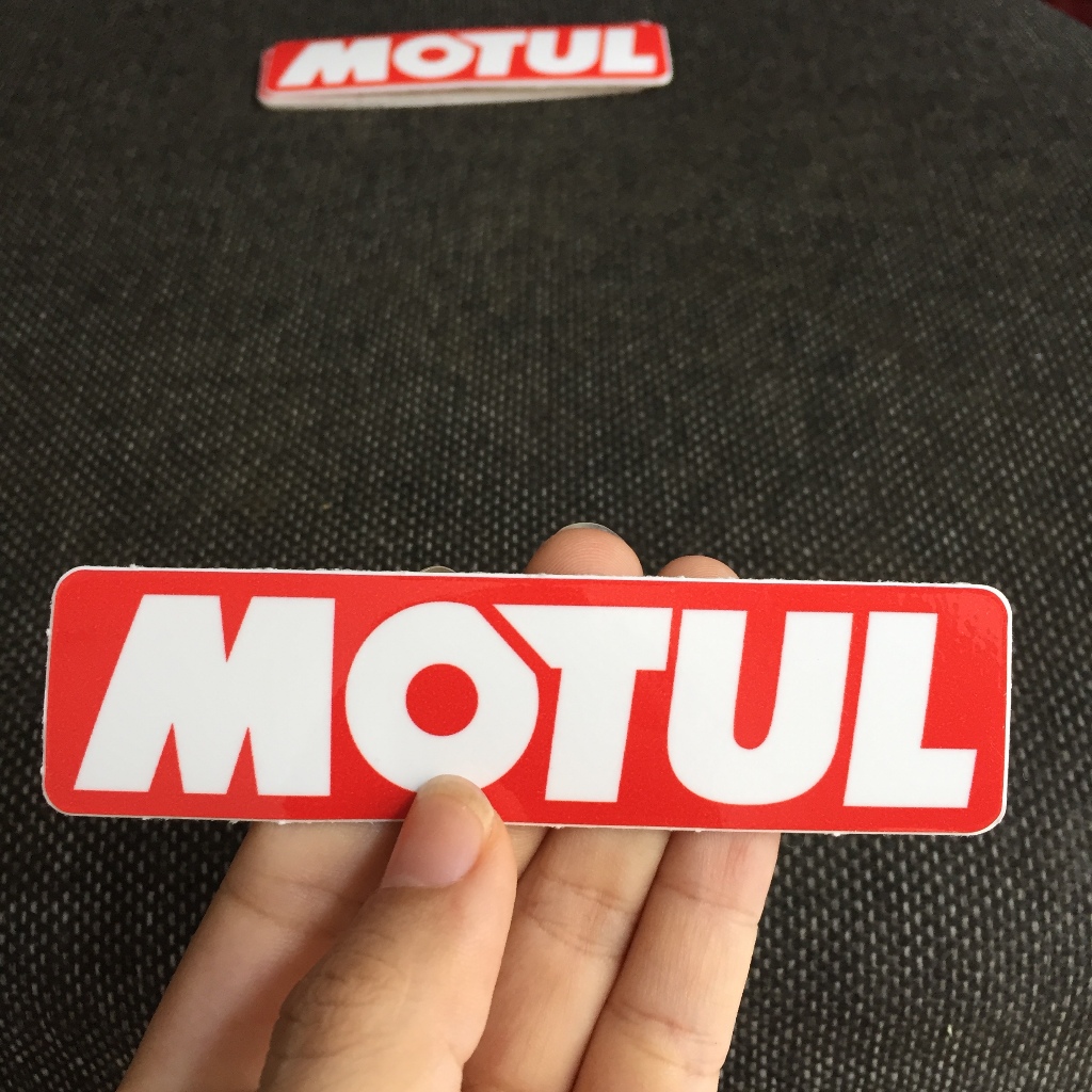 Mo tul[11x3cm] decal cao cấp chống nước, sắc nét, bền màu, dính chặt. Hình dán logo trang trí mọi nơi in theo yêu cầu