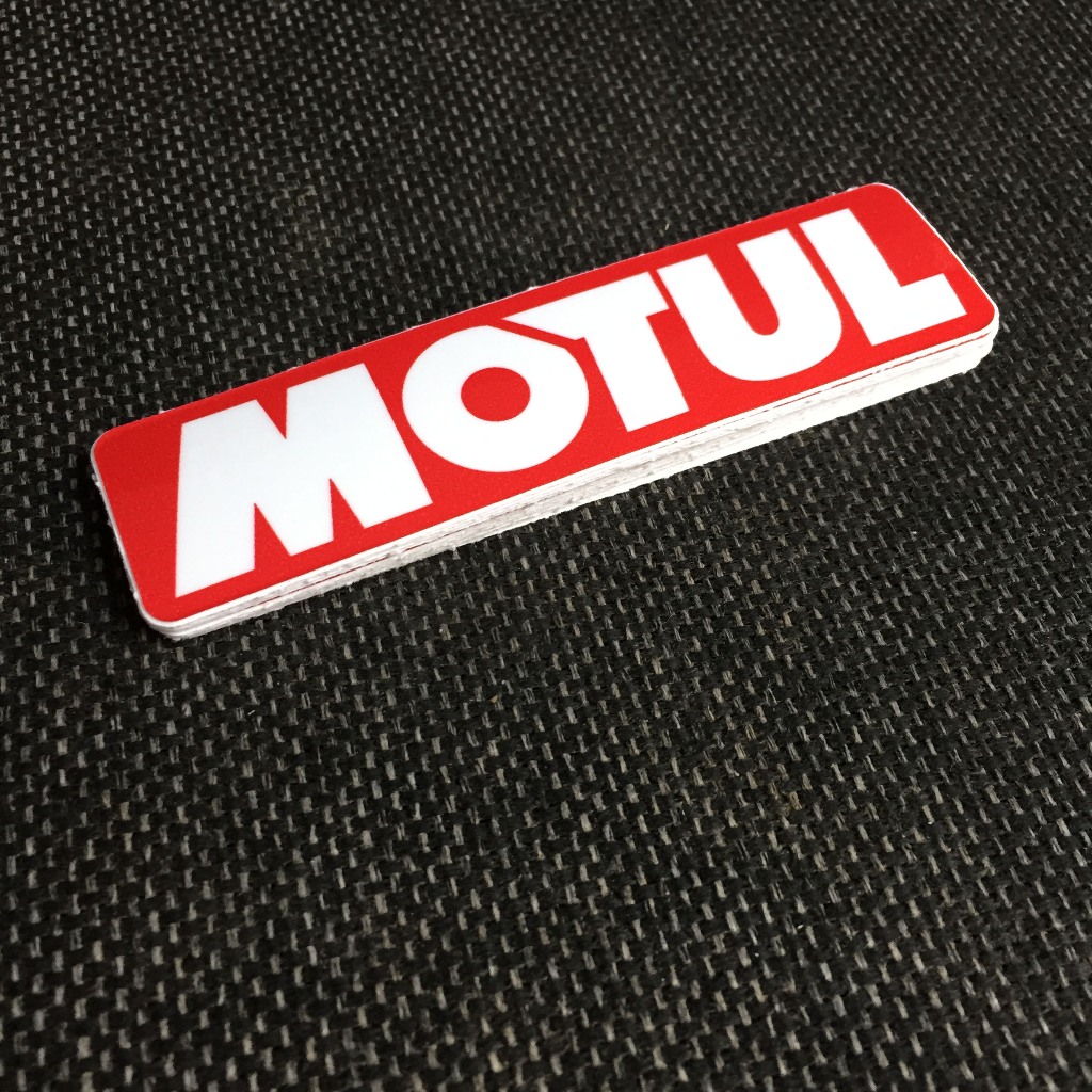 Mo tul[11x3cm] decal cao cấp chống nước, sắc nét, bền màu, dính chặt. Hình dán logo trang trí mọi nơi in theo yêu cầu