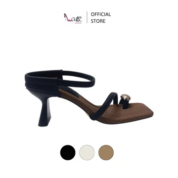 LOVIIECORNER - FORM TO - GIÀY CAO GÓT NỮ MŨI VUÔNG - GUỐC NỮ XỎ NGÓN TAG ĐỒNG - GIÀY CÔNG SỞ NỮ - D250708 - HDPH2602