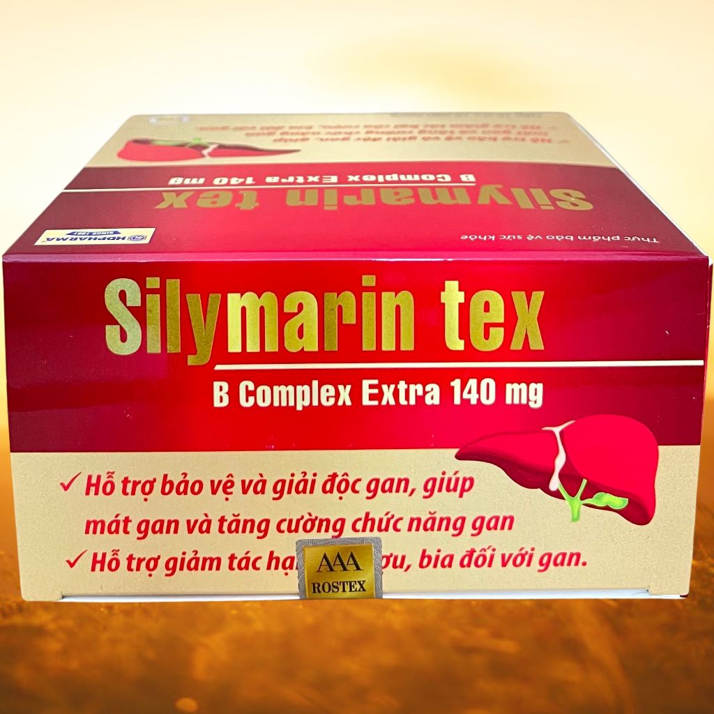 Combo 2 Hộp Silymarin Tex Đỏ - Rostex - Hải Dương - Vitamin Thanh Lọc