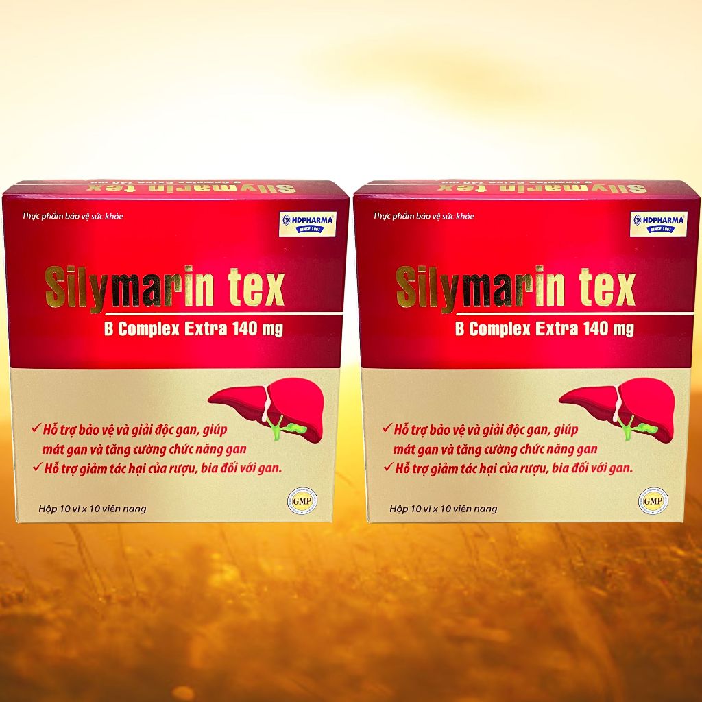 Combo 2 Hộp Silymarin Tex Đỏ - Rostex - Hải Dương - Vitamin Thanh Lọc