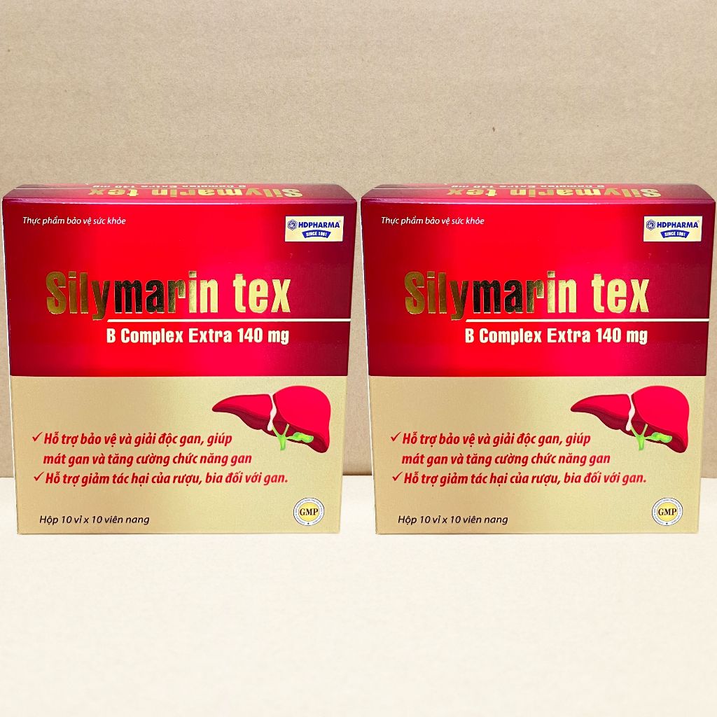 Combo 2 Hộp Silymarin Tex Đỏ - Rostex - Hải Dương - Vitamin Chữa Lành