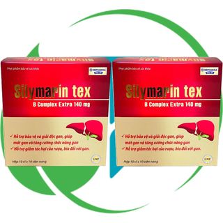 Combo 2 Hộp Silymarin Tex Đỏ - Rostex - Hải Dương - Vitamin Phục Hồi