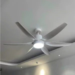 Quạt Trần Lõi Đồng Điều Khiển Từ Xa 6 Cấp Độ Gió Và 3 Chế Độ Ánh Sáng Cực Mát 6 Cánh Tự Động Bảo Hành 10 năm mã 01 — ảnh 5