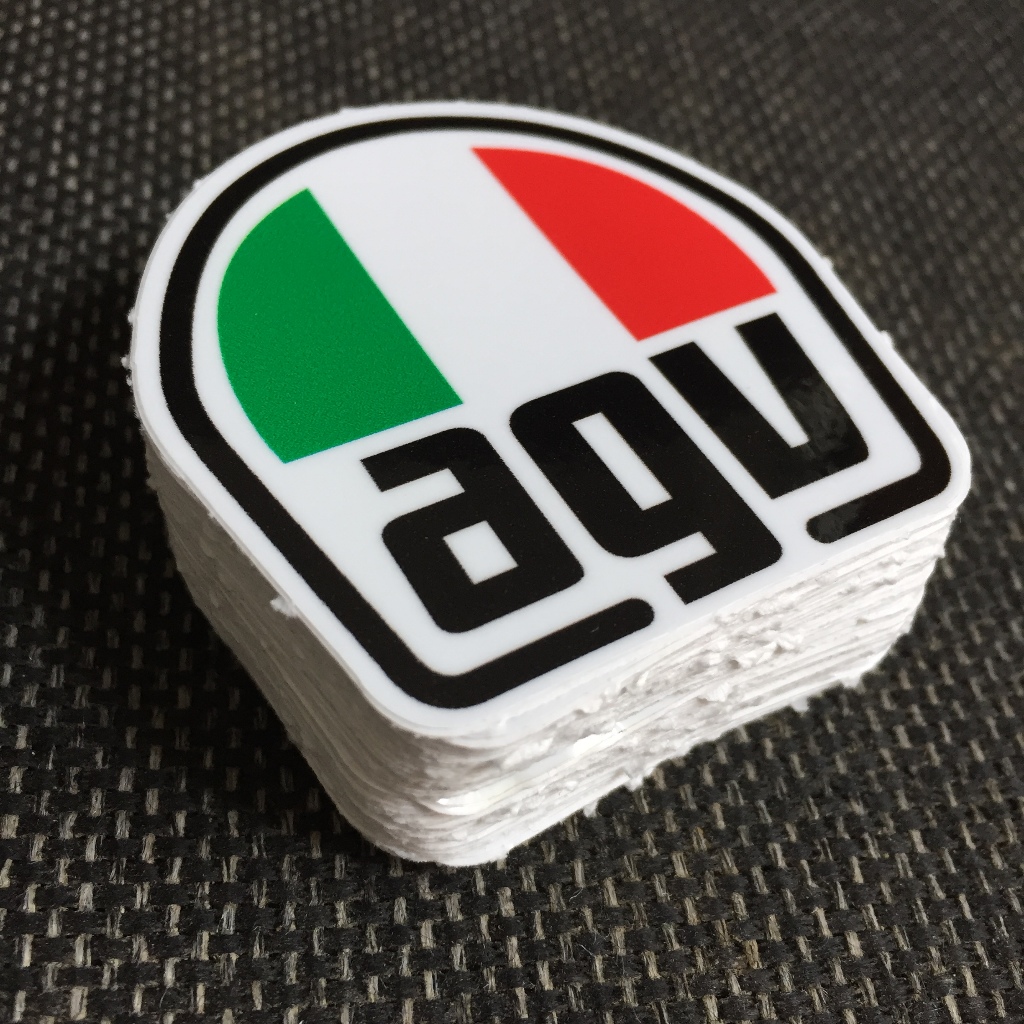 AVGV [5.5x5.5cm] decal cao cấp chống nước, sắc nét, bền màu, dính chặt. Hình dán logo trang trí mọi nơi, in theo yêu cầu