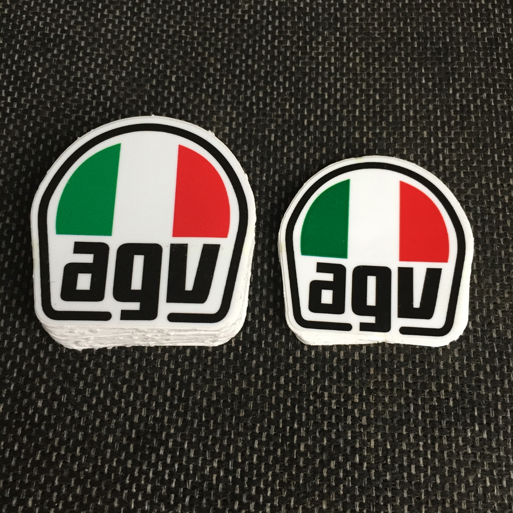 AVGV [5.5x5.5cm] decal cao cấp chống nước, sắc nét, bền màu, dính chặt. Hình dán logo trang trí mọi nơi, in theo yêu cầu