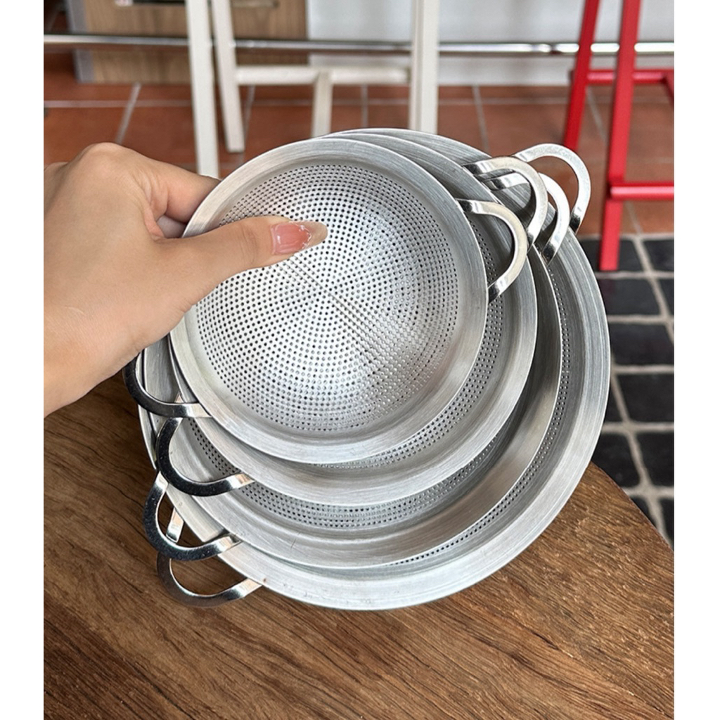 Rây lọc inox 316L cao cấp nhiều kích thước có loại 1 quai và 2 quai ...