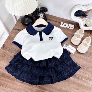 Bộ đồ bé gái áo+chân váy 20-30kg - Set trang phục đi học đi chơi cho bé