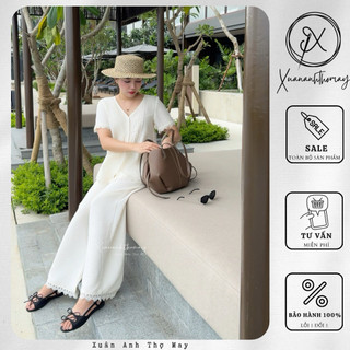 Set áo ly ngực + quần phối ren - Xuananhthomay