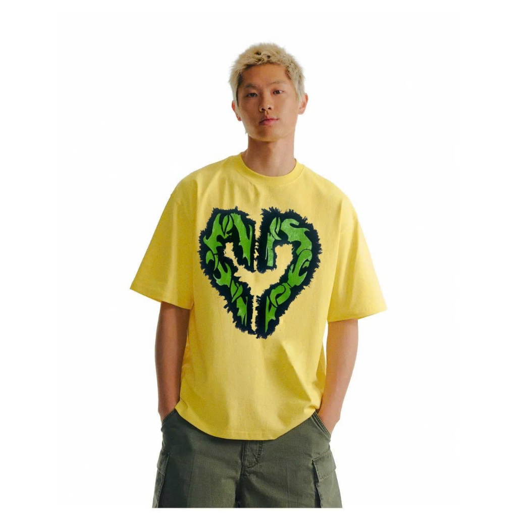 Áo thun Stee Cổ tròn WILD HEART Localbrand ICVCVNI Unisex Cotton