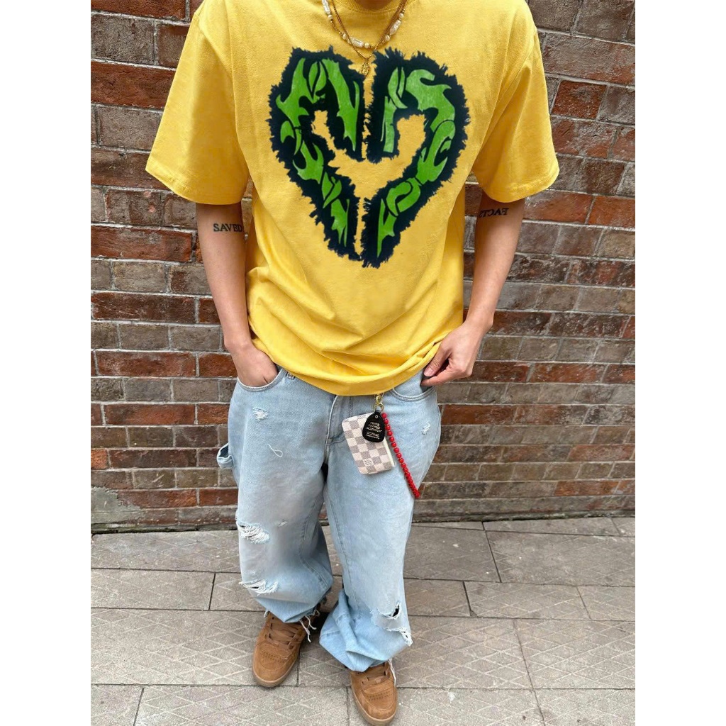 Áo thun Stee Cổ tròn WILD HEART Localbrand ICVCVNI Unisex Cotton