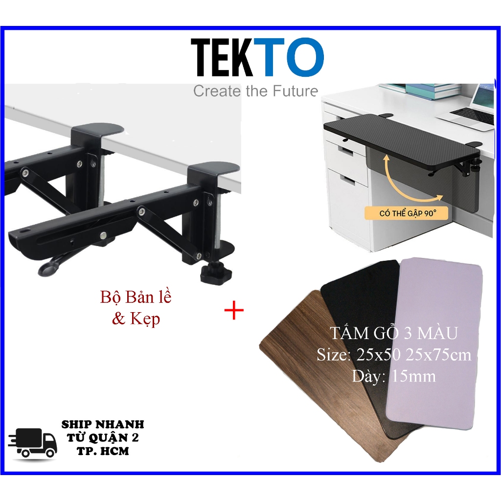 Tấm gỗ và Kẹp, Bản lề gập mở rộng bàn làm việc, tăng không gian để đồ - 132