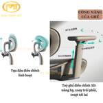 Ghế công thái học Ergo_MT04 Lưng nâng hạ, Mâm trượt full lưới tích hợp gác chân ngã lưng 135độ - ghế làm việc, học tập. — ảnh 6