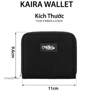 Ví Vải Ngang Cầm Tay Kaira Bóp Đựng Tiền Thẻ Nam Nữ Nhiều Ngăn Polyester Nhỏ Gọn | MIDORI FOR MAN