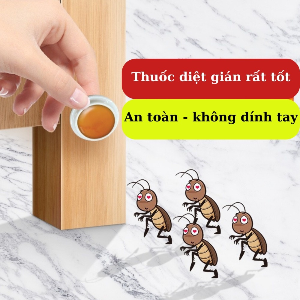 【5 Hộp】Thuốc Diệt Gián Sinh Học- Diệt Gián Tất Cả Loài Gián Hiệu Quả Nhanh Chóng, Tận Gốc, An Toàn Cho Người Và Vật Nuôi