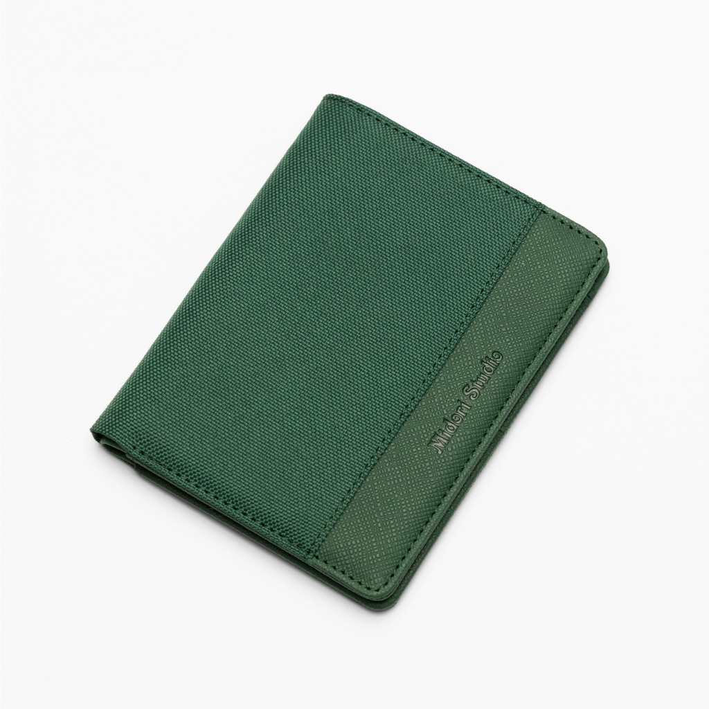 Ví Vải Đứng ZYRAN Nam Nữ Polyester Phôi Da PU Bền Đẹp Trượt Nước local brand Midori M Studio