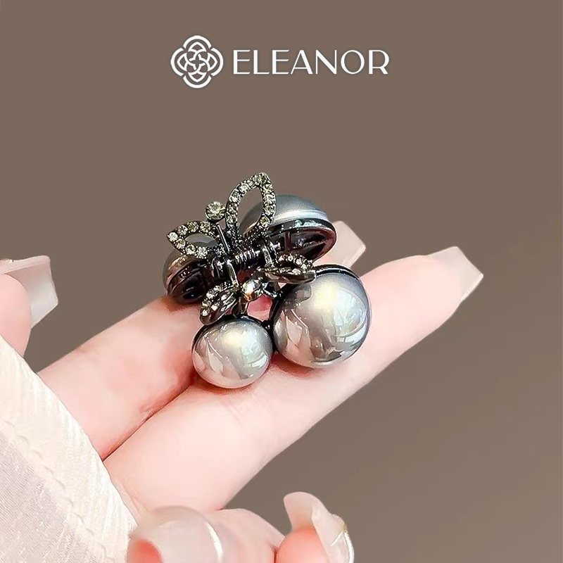 Kẹp tóc nữ càng cua Eleanor Accessories thiết kế hồ điệp đính đá phụ kiện tóc kẹp tóc mini 10145