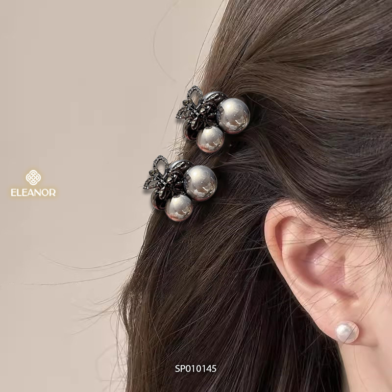 Kẹp tóc nữ càng cua Eleanor Accessories thiết kế hồ điệp đính đá phụ kiện tóc kẹp tóc mini 10145