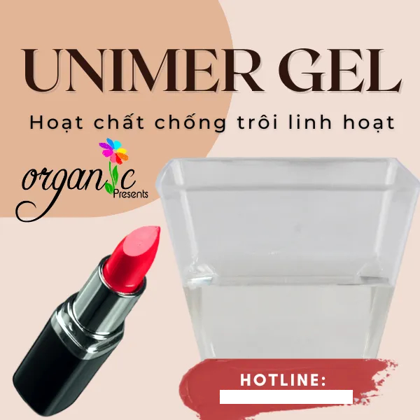 Unimer U-1946 (Unimer Gel) - Hoạt chất tạo màng chống trôi, giữ màu & tăng độ bám hiệu quả