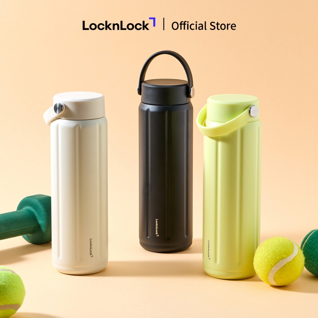 Bình Giữ Nhiệt LocknLock SLO Ultralight Tumbler LHC4427 Dung Tích 630ml, 3 Màu, Quai Xách - K-MALL