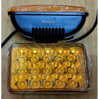 Đèn led trợ sáng Runlai 15 bóng dùng trong ô tô, xe tải. Đèn led trợ sáng Runlai pha cos siêu sáng (1 bóng)