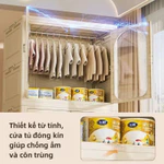 Tủ Nhựa PP Trẻ Em Gấp Gọn Đa Tầng - Tự Do Kết Hợp Ngăn, Phân Loại Quần Áo & Đồ Chơi, Chất Liệu Cao Cấp An Toàn — ảnh 4