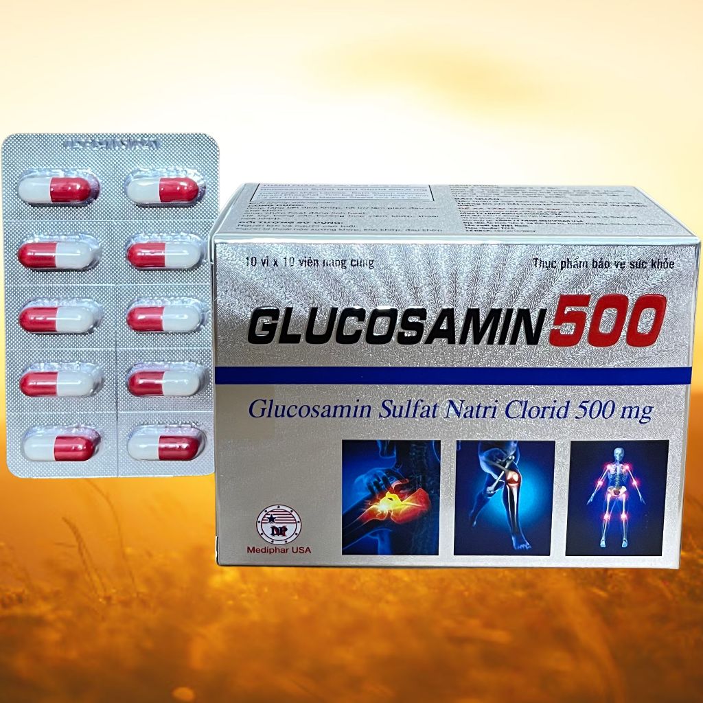 Glucosamin 500 - Rostex - Mediphar USA - Vitamin Thanh Lọc