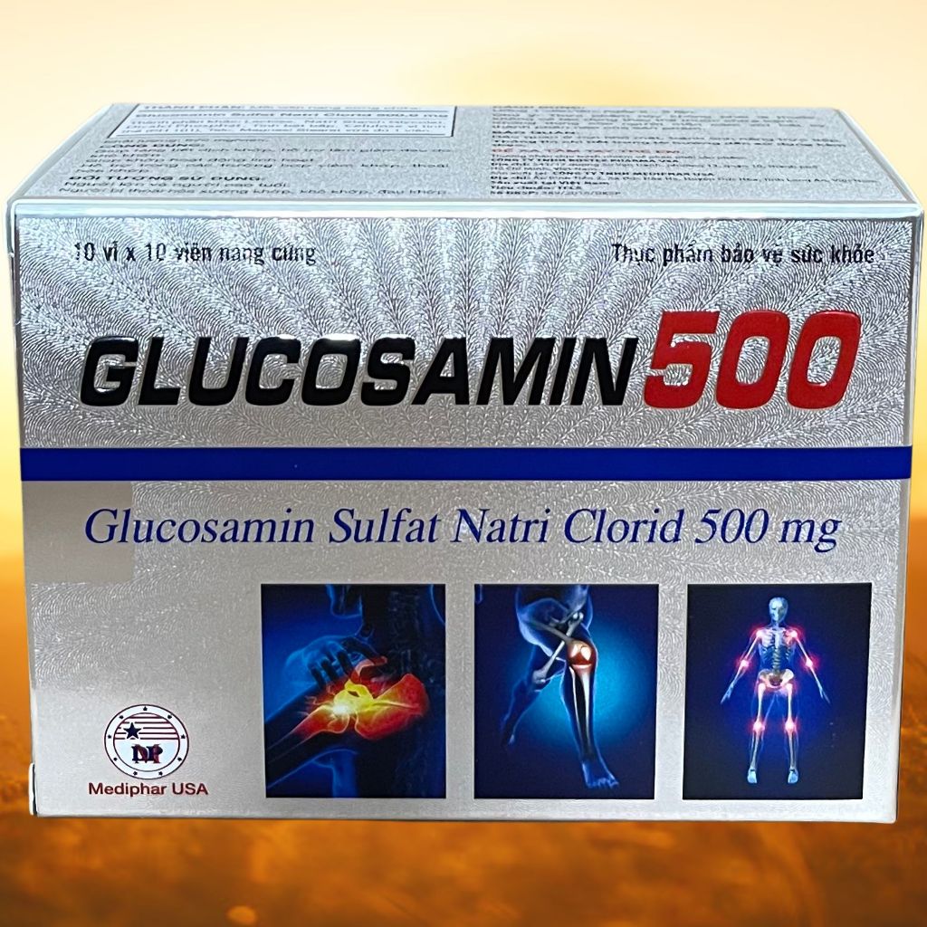Glucosamin 500 - Rostex - Mediphar USA - Vitamin Thanh Lọc