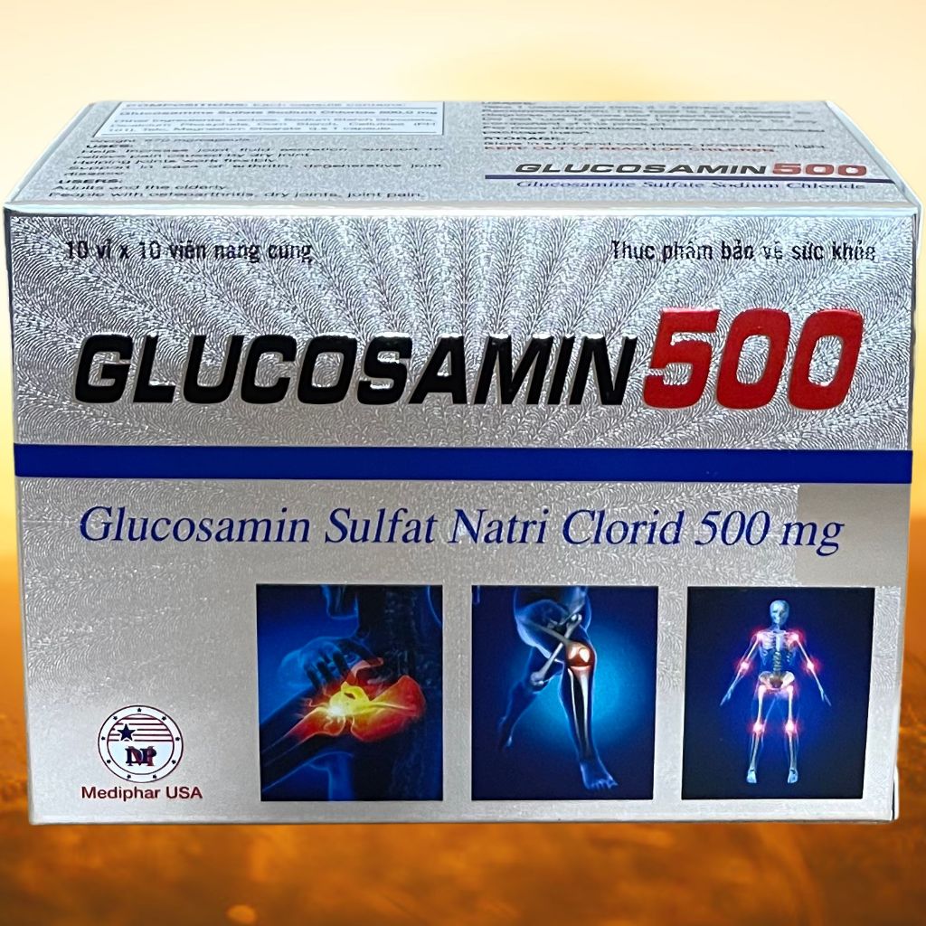 Glucosamin 500 - Rostex - Mediphar USA - Vitamin Thanh Lọc