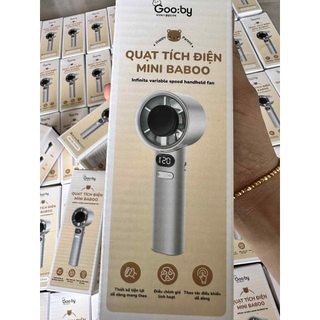 Quạt kẹp đa năng Gooby 2025 pin 7200maH,kẹp xe đẩy,treo tường,để bàn,có đèn