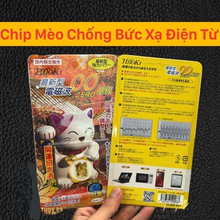 Chip Ngăn Bức Xạ Điện Từ HiToKi Nhật Bản( Mèo Thần Tài) Chính Hãng