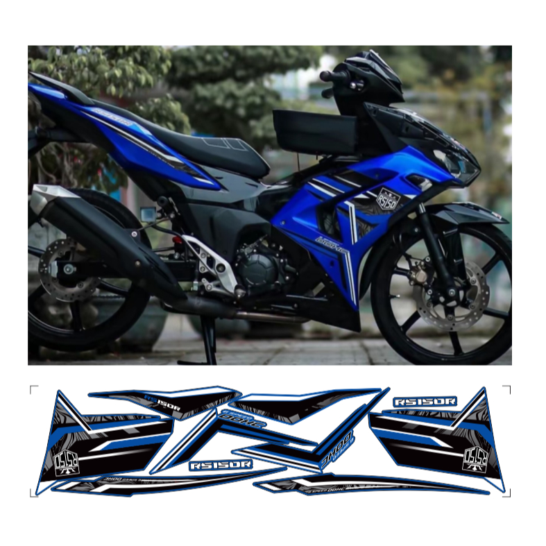tem  rời WINNER X V3 V4 mâu RS150 cao cấp chất liệu in 3 lớp chống nước không phai màu.