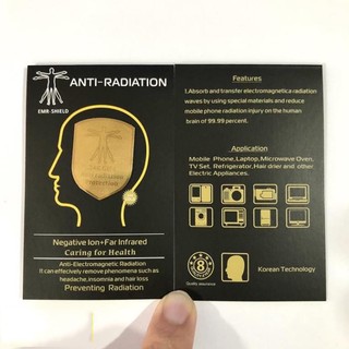 Miếng Dán Chip Chắn Sóng Điện Tử ngăn cản bức xạ điện từ, triệt sóng giảm tác động của bức xạ gây cho người