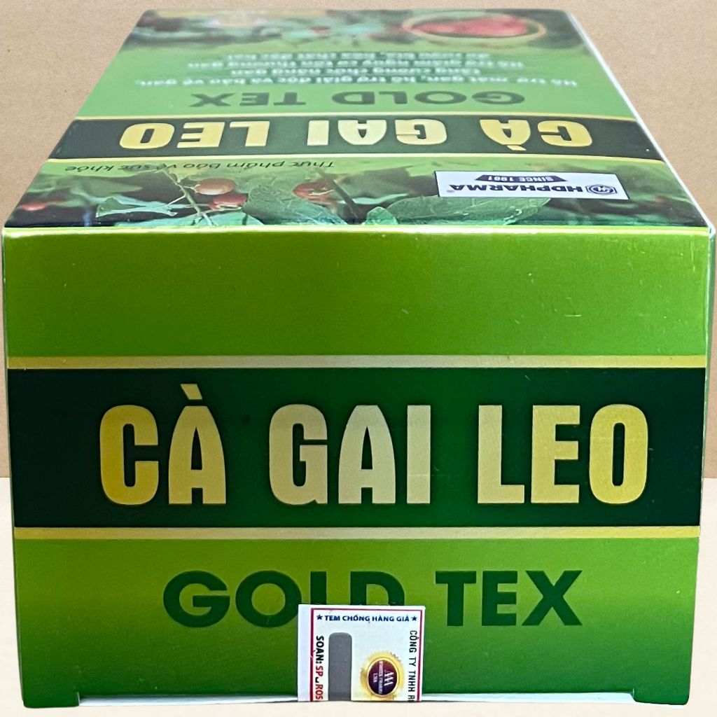 Combo 2 Hộp Cà Gai Leo Gold Tex Xanh Chai - Rostex - Hải Dương - Vitamin Chữa Lành