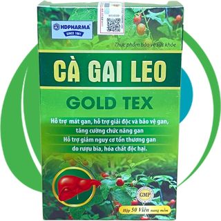 Combo 2 Hộp Cà Gai Leo Gold Tex Xanh Chai - Rostex - Hải Dương - Vitamin Phục Hồi