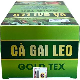 Combo 2 Hộp Cà Gai Leo Gold Tex Xanh Chai - Rostex - Hải Dương - Vitamin Phục Hồi