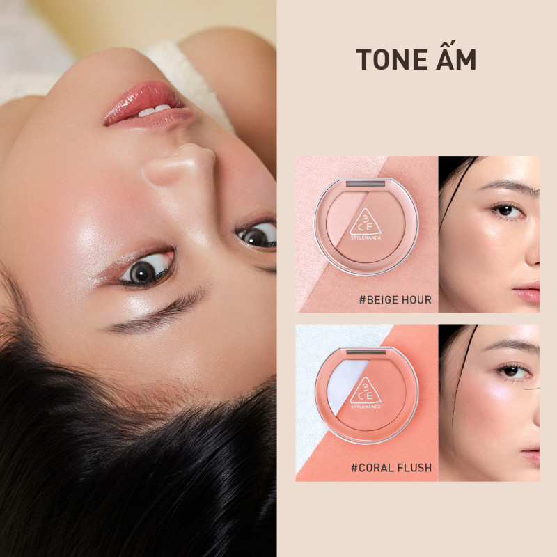 Phấn Má Hồng Bắt Sáng 3CE Blush Lighter Mịn Lì