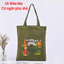 Túi tote màu xanhWELLCOME TO VIET NAM có khóa kéo túi vải canvas túi bag đeo vai đi chơi đi học tuie0223