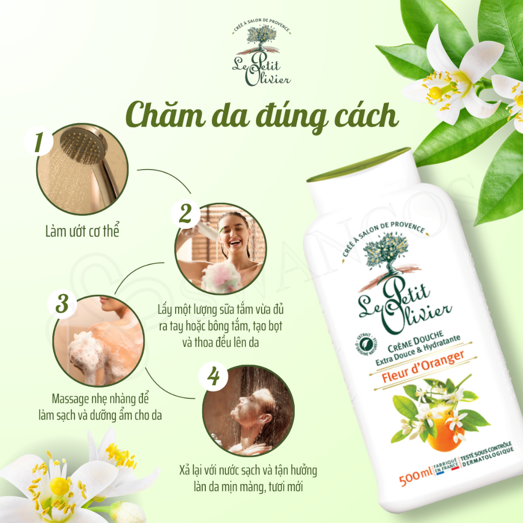Chất lượng Sữa Tắm Dưỡng Ẩm Hoa Cam Tiêu Chuẩn