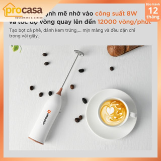 Máy đánh tạo bọt cà phê Uniblend DC‑08 – 8W, dùng pin sạc tiện lợi - Chính hãng