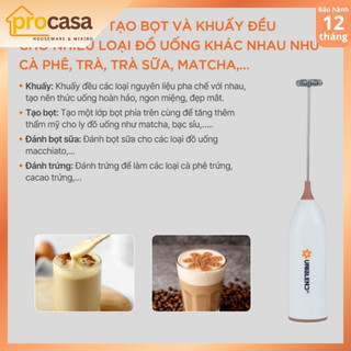 Máy đánh tạo bọt cà phê Uniblend DC‑08 – 8W, dùng pin sạc tiện lợi - Chính hãng