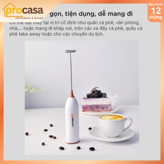 Máy đánh tạo bọt cà phê Uniblend DC‑08 – 8W, dùng pin sạc tiện lợi - Chính hãng