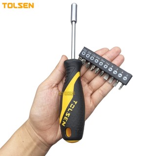 Bộ tua vít đa năng đổi đầu hãng Tolsen 11 và 17 chi tiết  20044, 20045 BH 12 tháng Kouritsu Official Store