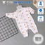 Set 2-3 Bộ Body Dài Tay Thun Lạnh VT Cúc Bấm Mềm Mịn Cho Bé Sơ Sinh 3-9kg VT-BD05 Đậu Đậu Store