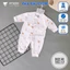 Set 2-3 Bộ Body Dài Tay Thun Lạnh VT Cúc Bấm Mềm Mịn Cho Bé Sơ Sinh 3-9kg VT-BD05 Đậu Đậu Store