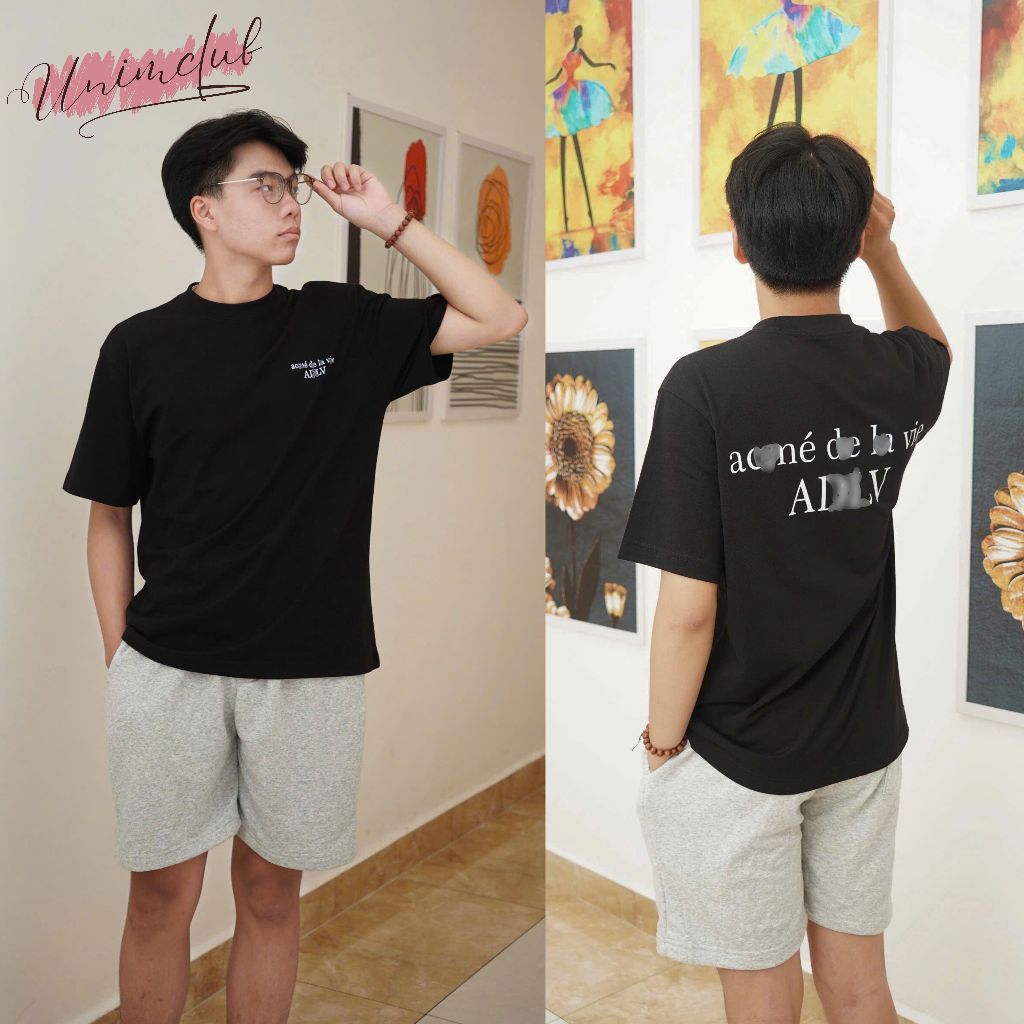 [VẢI 250 GSM] Áo Thun A DL V Unim Fashion Hình In Sắc Nét Vải Cotton Premium Co Giãn 2 Chiều  APD