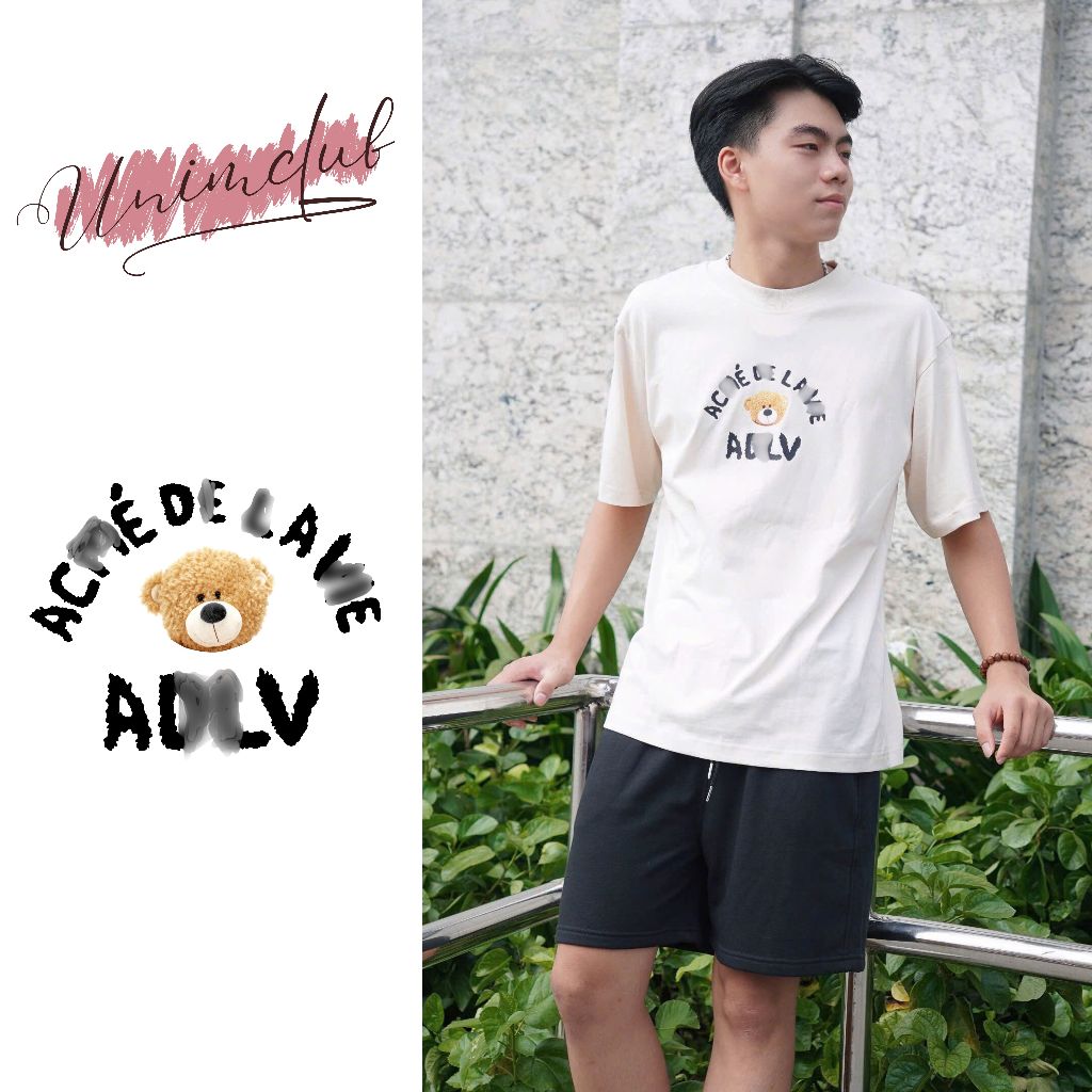 [VẢI 250 GSM] Áo Thun A DL V Unim Fashion Hình In Sắc Nét Vải Cotton Premium Co Giãn 2 Chiều  APD