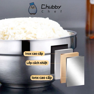 Combo Chén Tô Inox 【304】 Cao cấp kiểu Hàn Quốc 2 lớp cách nhiệt Hàng chính hãng inox cao cấp đủ kích cỡ an toàn sức khỏe